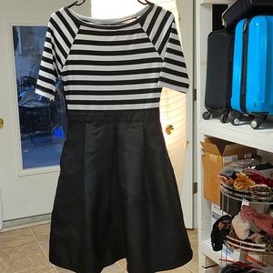 Flare Striped Dress Size M